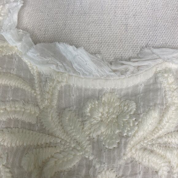 NWT House of Harlow 1960 Dainty Boho Lightweight Sleeveless Off White Top - Picture 6 of 15